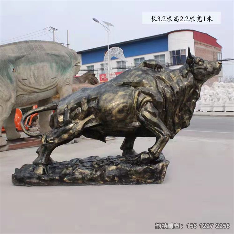 開荒牛雕塑 玻璃鋼仿銅牛雕塑案例 開荒牛雕塑 玻璃鋼仿銅牛雕塑案例