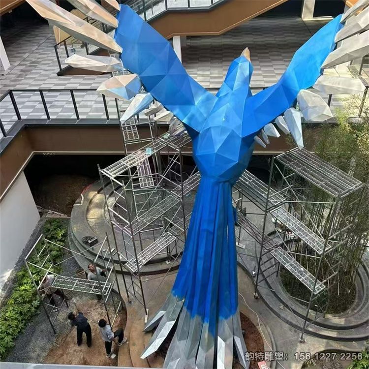 定制廣場大鳥雕塑 大型不銹鋼鳥雕塑 定制廣場大鳥雕塑 大型不銹鋼鳥雕塑